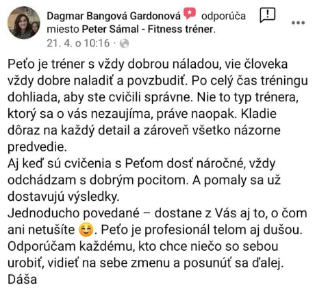 Recenzia klienta