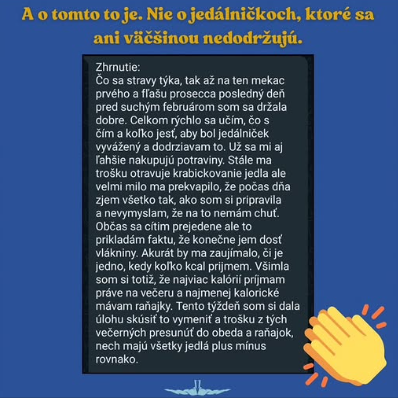 Správa od klienta počas spolupráce