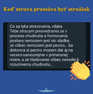 Správa od klienta počas spolupráce